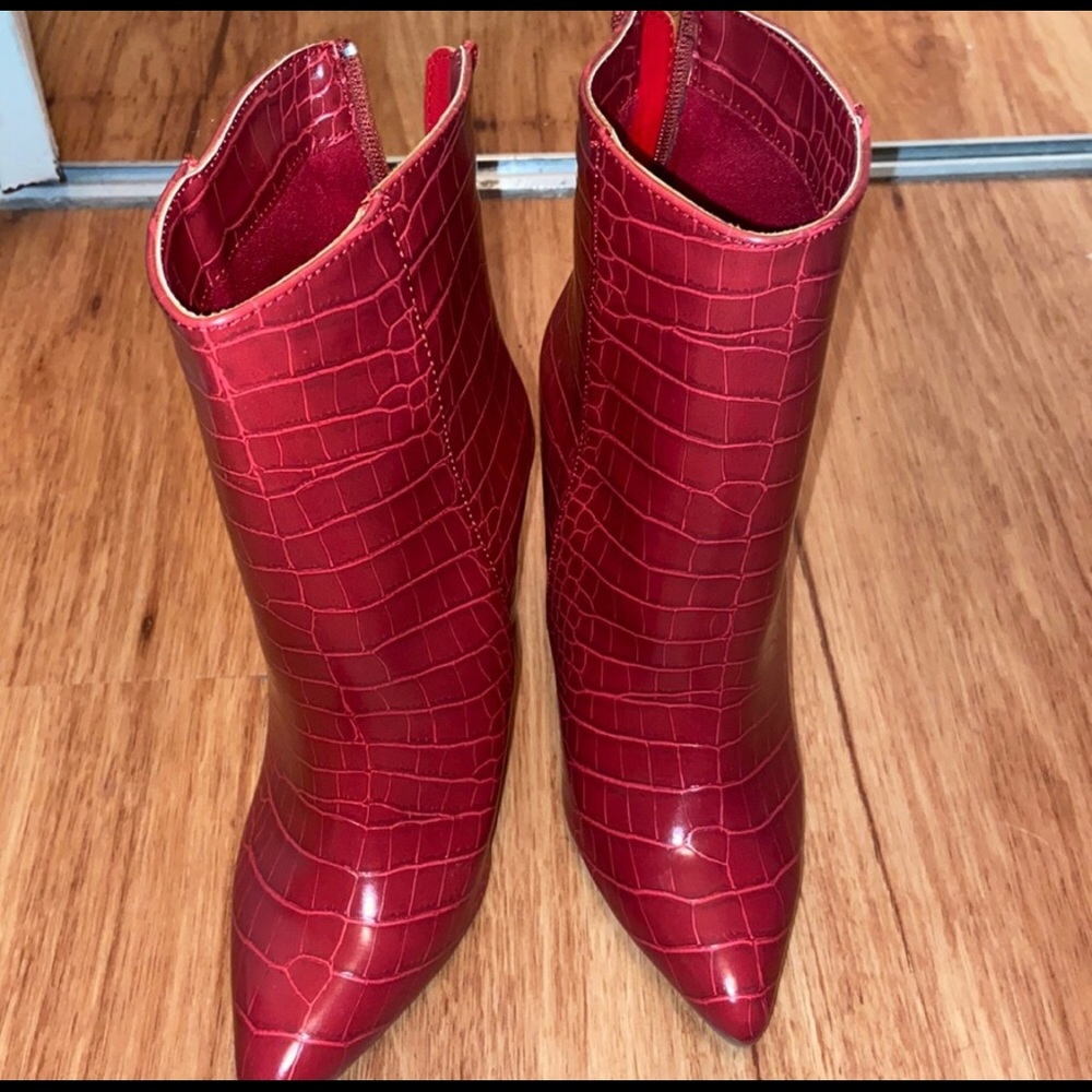 Red boots